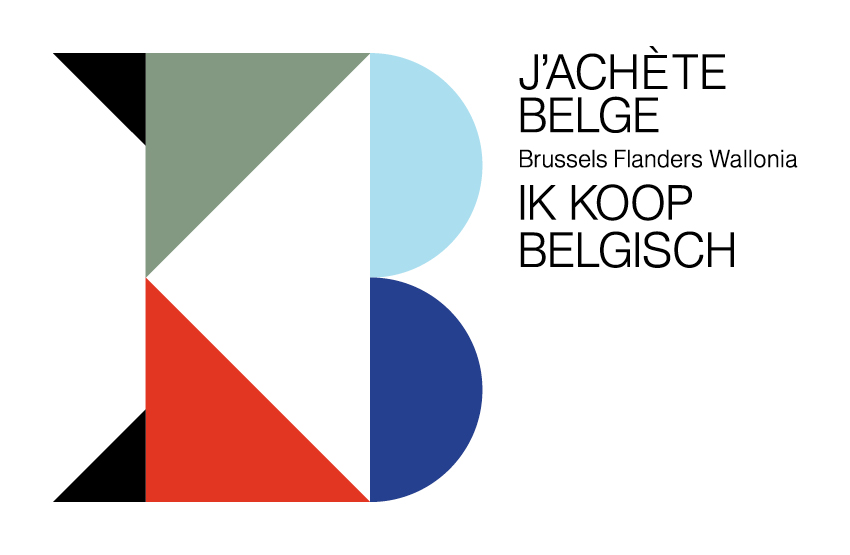 Ik Koop Belgisch logo design Lauren Grusenmeyer